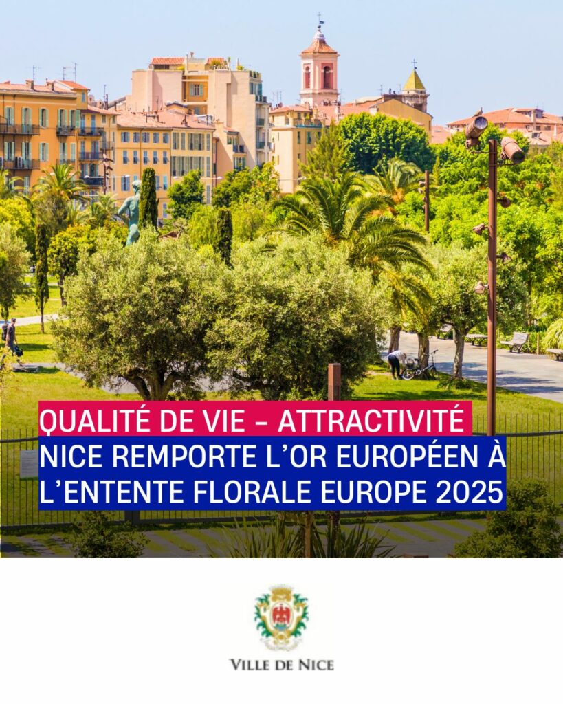nice medaille d'or entente florale 2025 europe